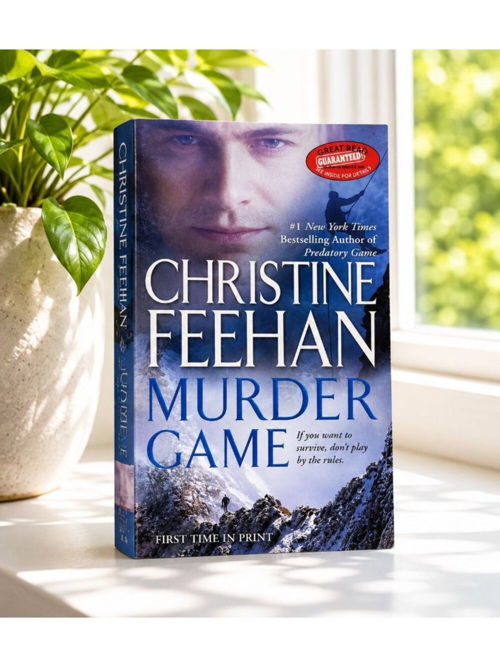 Christine Feehan Murder Game Paperback First Time In Print 2009 Jove‎ Books